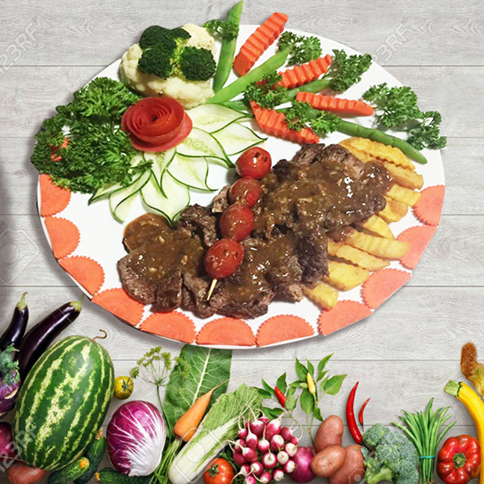 Bò Úc nướng sốt vang đỏ
