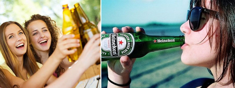 Bia là “mỹ phẩm” tuyệt vời cho phụ nữ